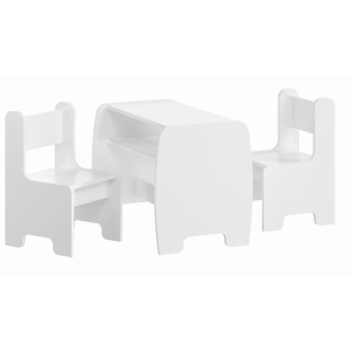 Bijeli dječji stol i stolice