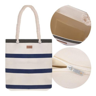 Prugasta torba za plažu/piknik